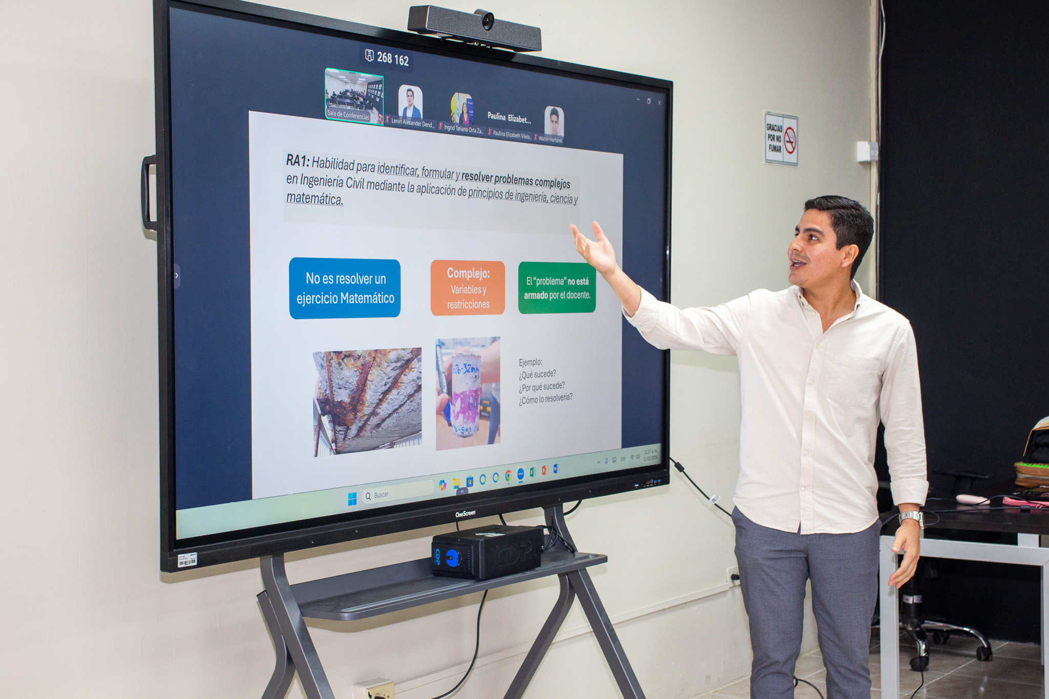 Reunión de profesores de Ingeniería Civil fortalece la mejora continua y la proyección estratégica de la carrera