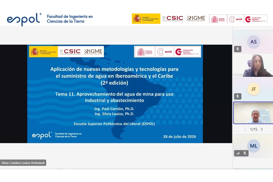 FICT comparte experiencias de Ecuador sobre aprovechamiento sostenible del agua de mina