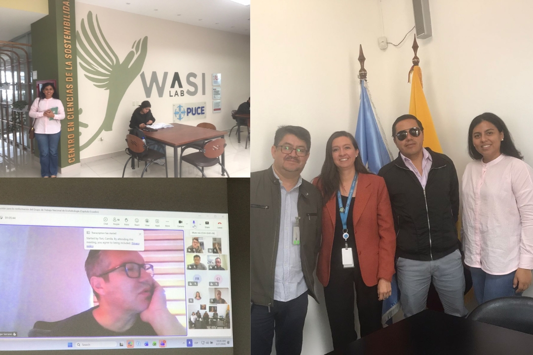 UNESCO (Quito), se conformó el Grupo de Trabajo Nacional de ecohidrología (Capítulo Ecuador)