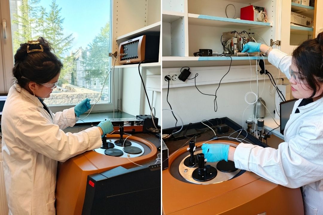 Ayllin Ayauca becaria del Proyecto CCUS en actividades de investigación