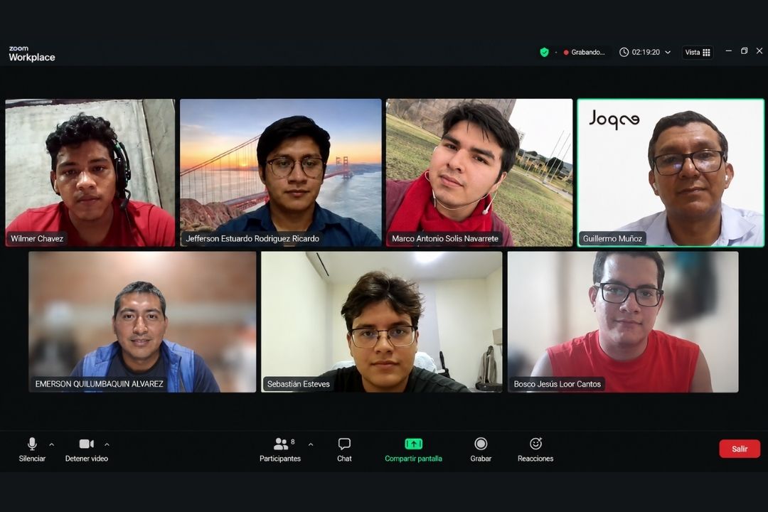 Asistentes a la charla virtual "De la forma modal a la carga de diseño"