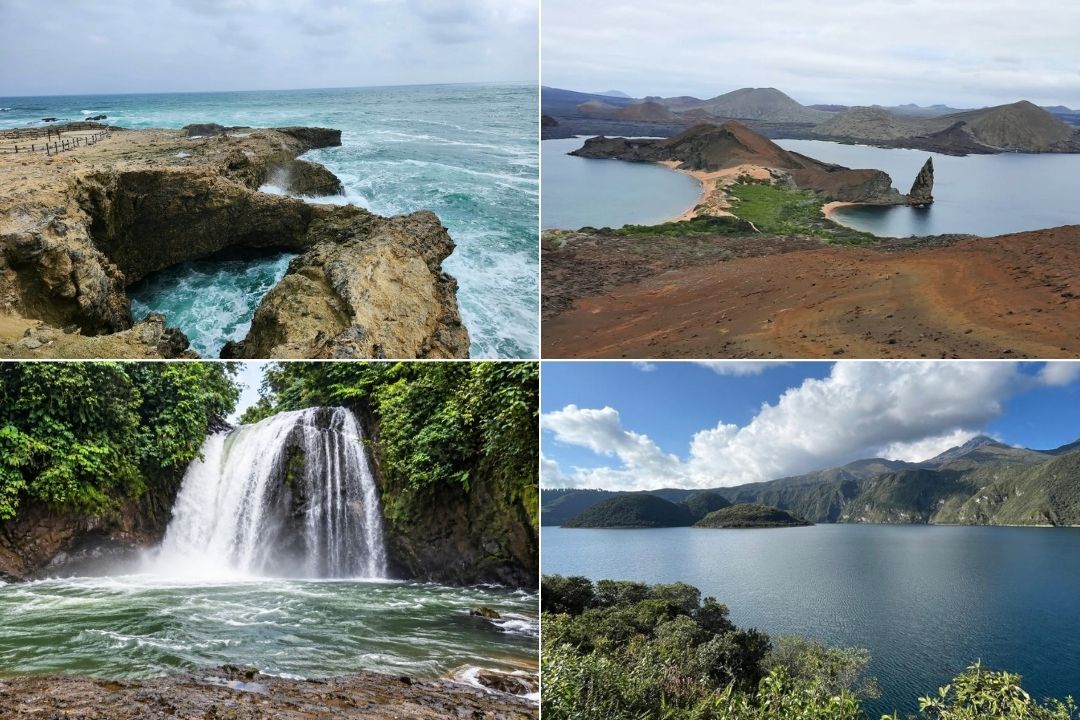Geodiversidad de las cuatro regiones ecuatorianas
