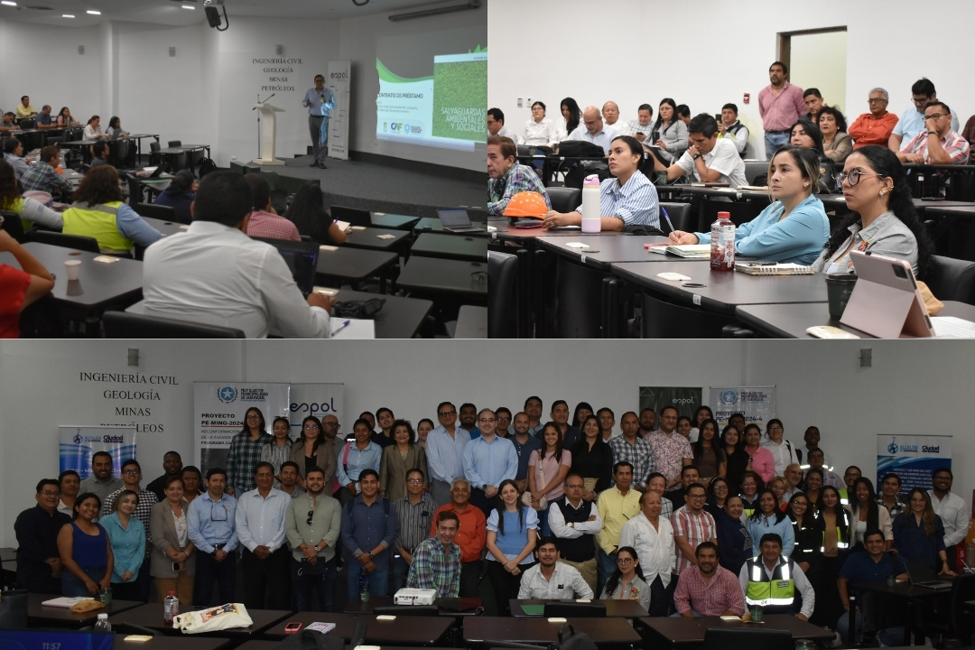 ESPOL sede de inducción para consultoría ambiental de proyectos CAF