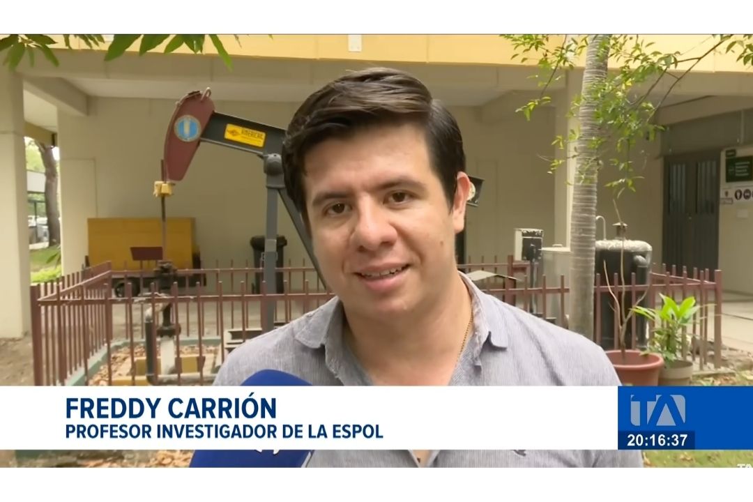 Profesor de FICT en entrevista con Teleamazonas