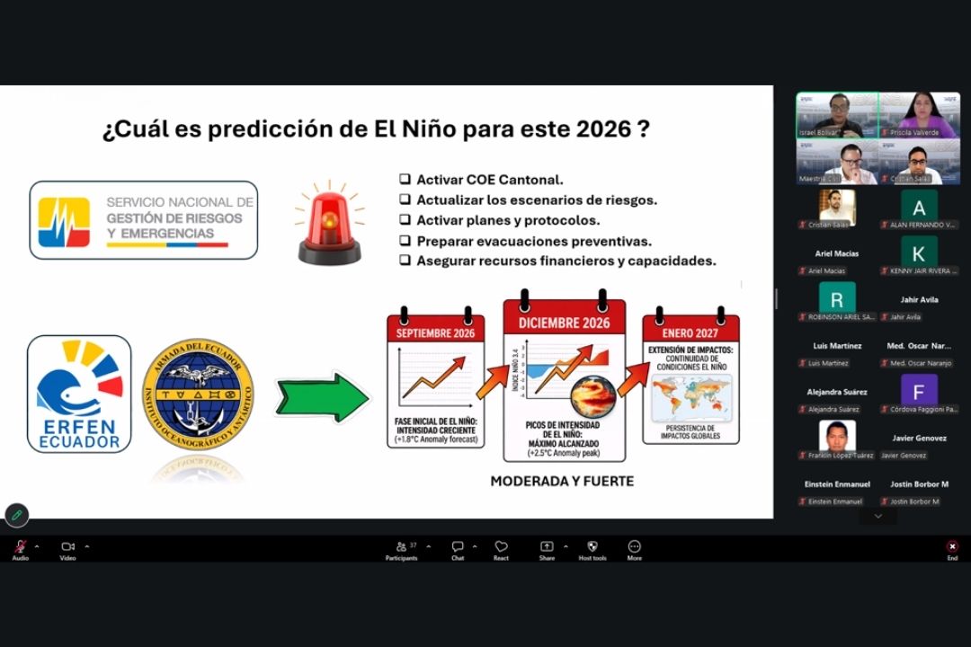 Conversatorio Gestión resiliente ante El Niño
