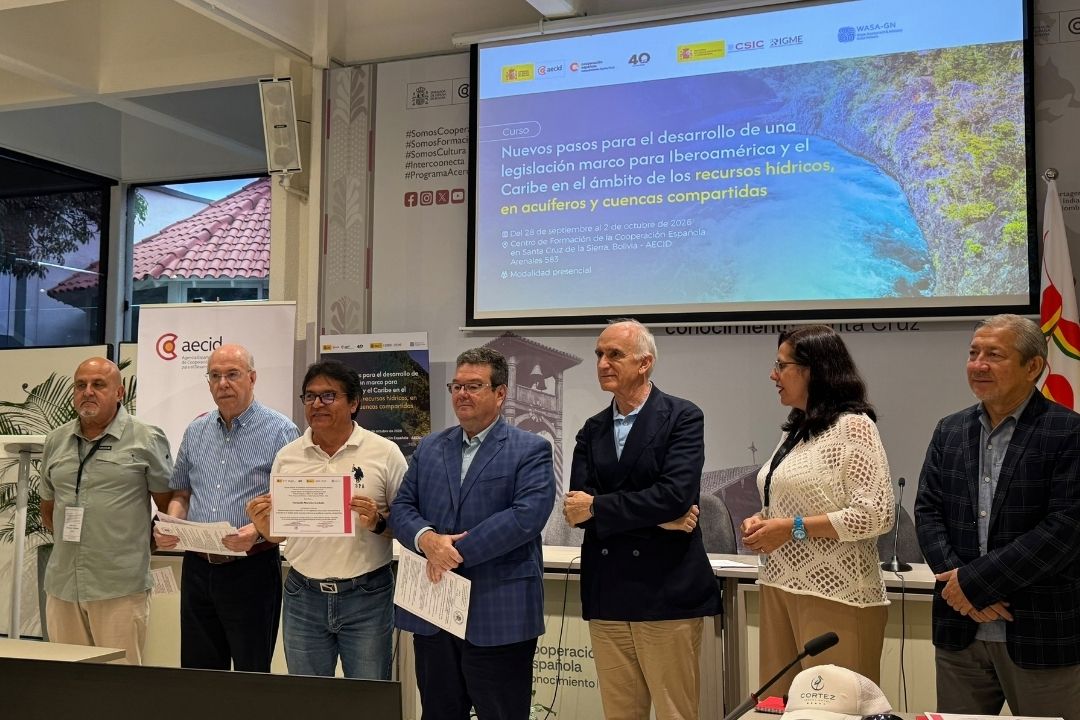 Delegación de ESPOL representando a Ecuador en evento de AECID