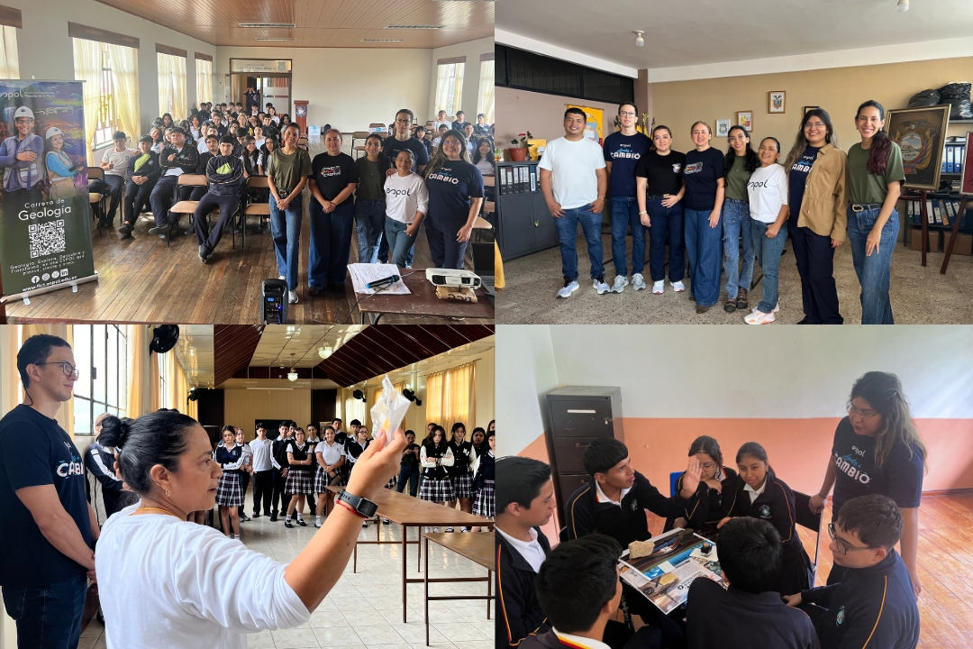 FICT acerca las geociencias a estudiantes de Zaruma mediante experiencias interactivas