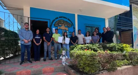 Estudiantes de ESPOL con la Junta Administradora del Sistema Regional de Agua Potable de Olón 