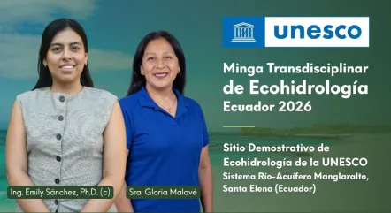 Próxima particpación de la ESPOL en la Minga Transdisciplinar de Ecohidrología