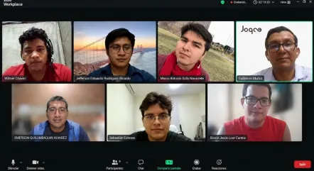 Asistentes a la charla virtual "De la forma modal a la carga de diseño"