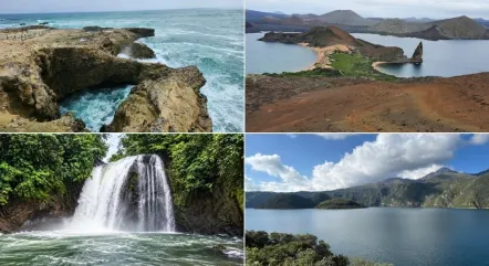 Geodiversidad de las cuatro regiones ecuatorianas
