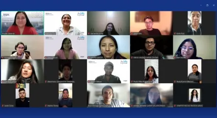 Asistentes a la capacitación virtual Maestría en Ing. Civil
