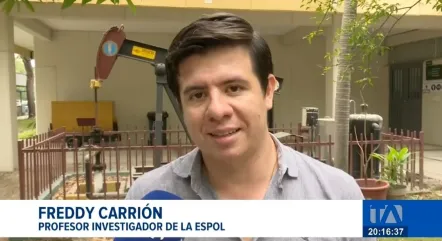 Profesor de FICT en entrevista con Teleamazonas
