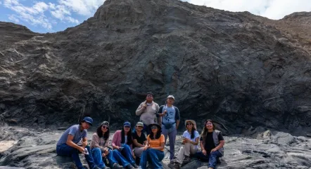 Salida de campo estudiantes de Geología