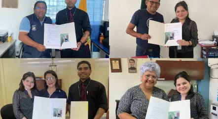 Visitas a unidades educativas de la provincia de Santa Elena